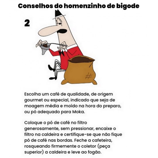 Cafeteira Italiana Para 9 Xicaras Bialetti Nuova Moka Express